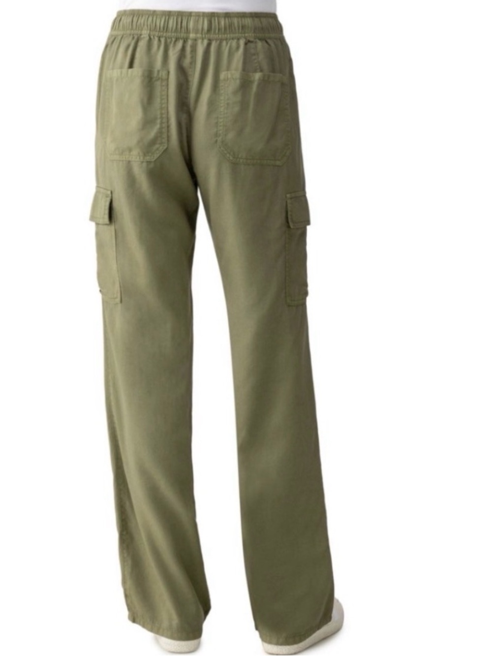 Sanctuary Caravan Field Green Pull-On Relaxed Cargo Pants XL NWT Retail $109